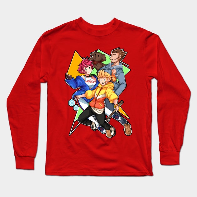 Tazmily Cool Kids Long Sleeve T-Shirt by JoJonium